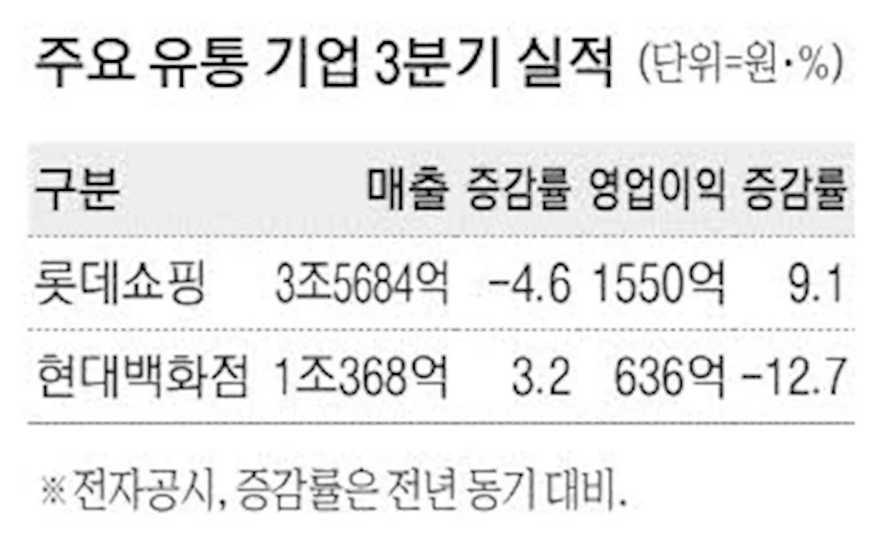 내수부진 뚫고…롯데쇼핑 4분기째 영업益 증가