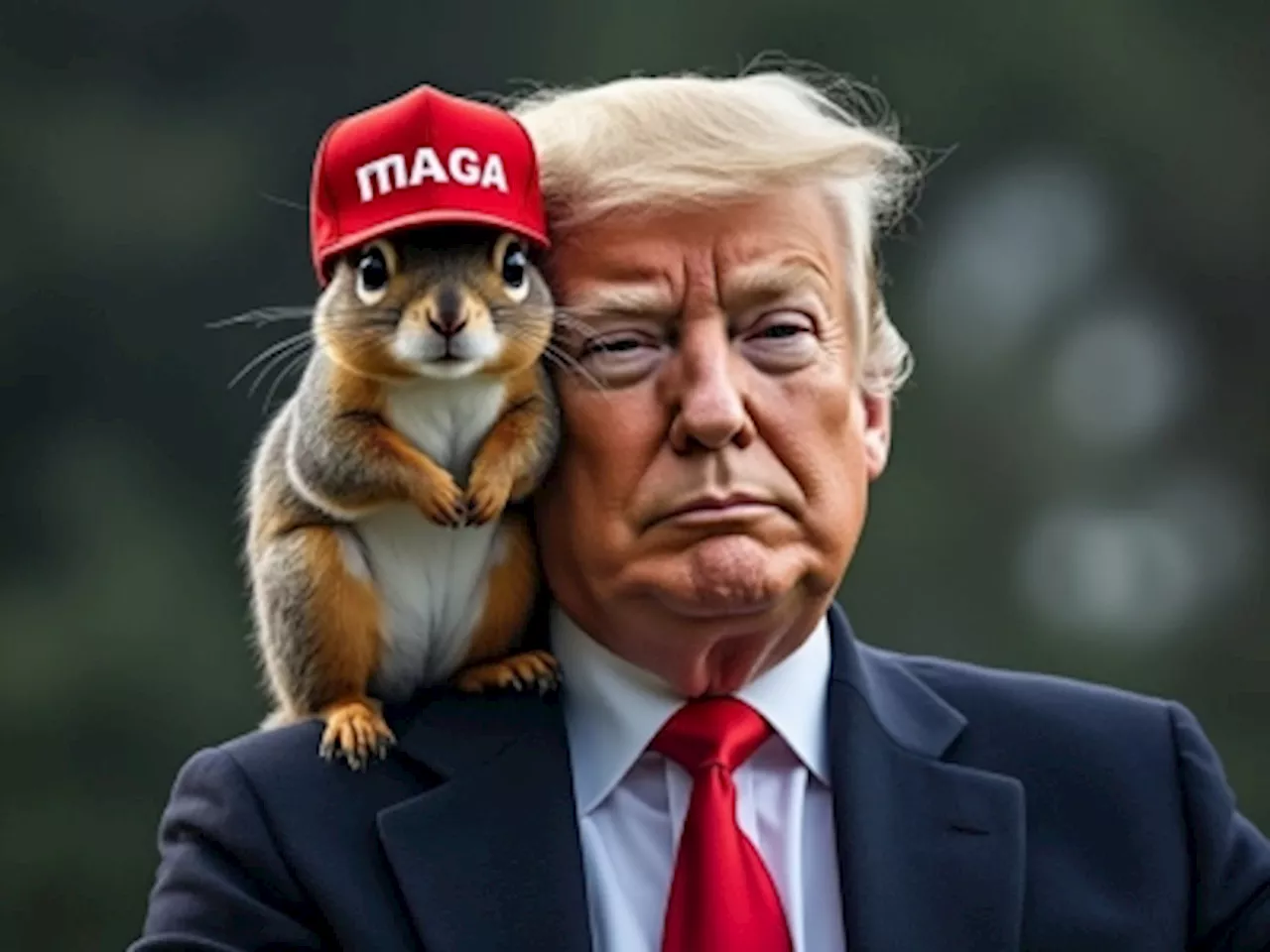 Squirrel’s appearance at Kamala Harris’ concession speech goes viral: social media claim Peanut the euthanised Internet-famous rodent had the last laugh