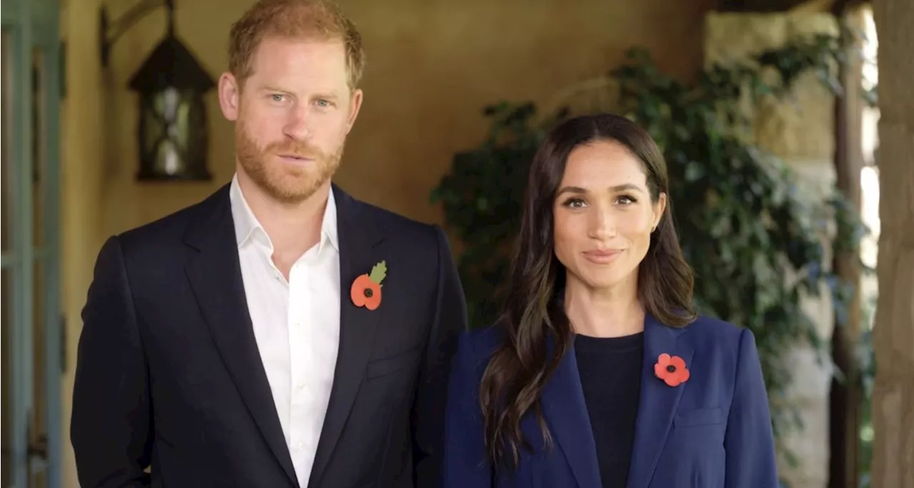 Meghan Markle and Prince Harry Match in Navy Blazers for a Rare Video Appearance