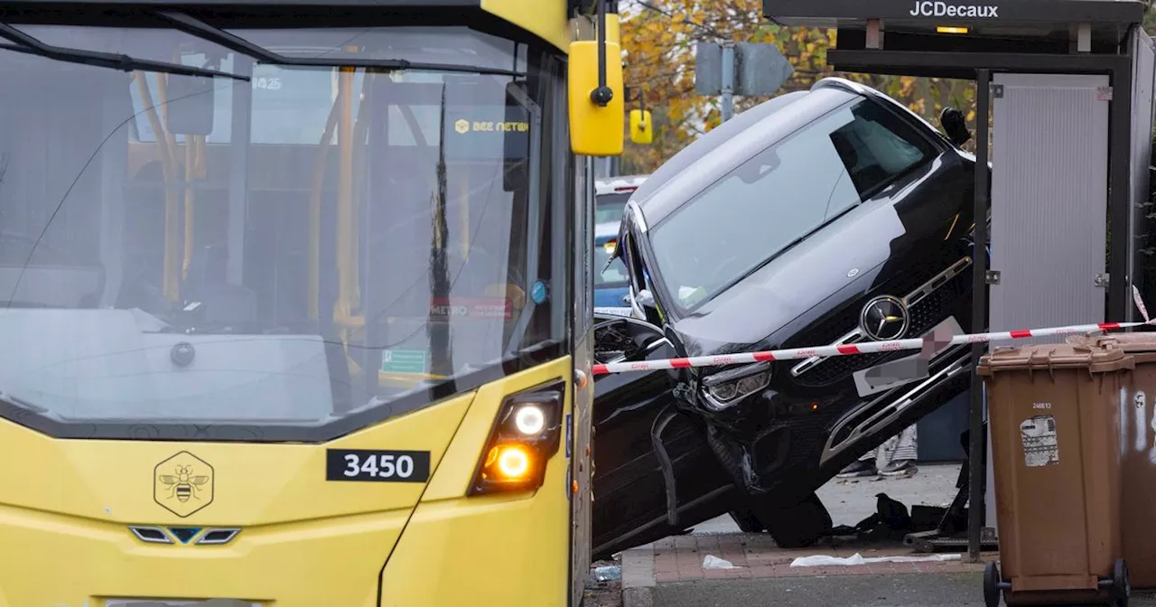 Carnage on school run as residents rush from homes to 'sound of scraping metal'