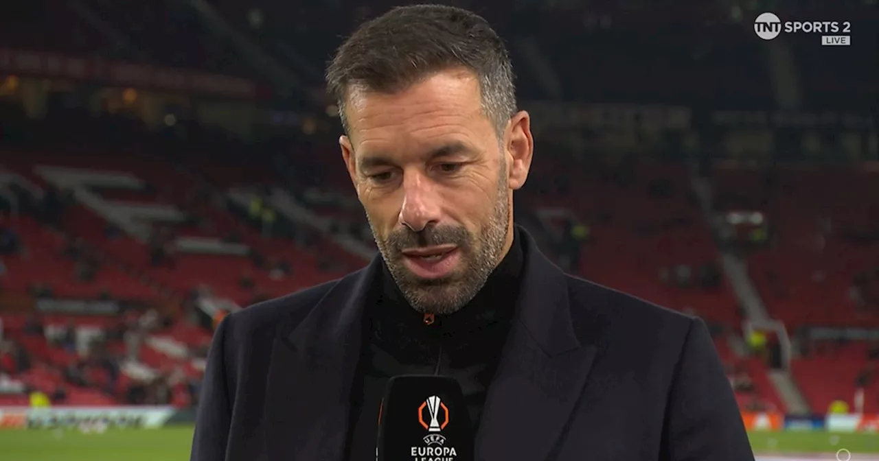  Van Nistelrooy responds to uncomfortable question about United