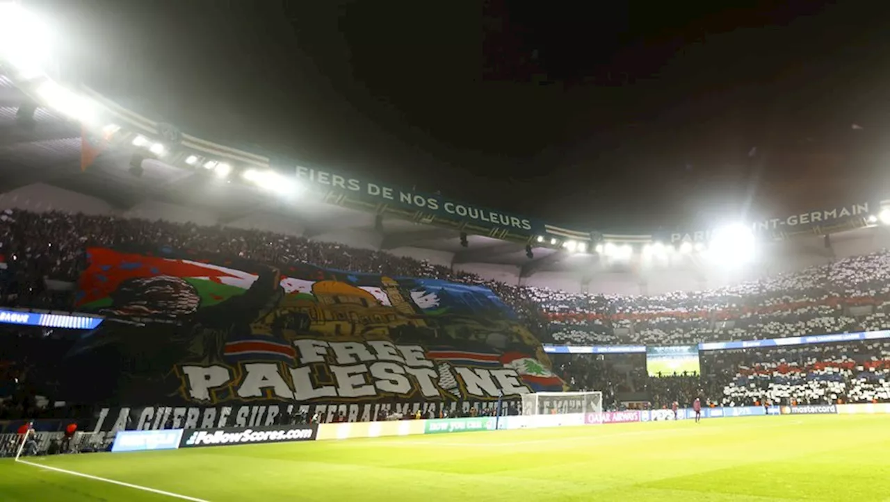 PSG : la banderole pro-palestinienne déployée au Parc des Princes provoque la colère de Bruno Retailleau