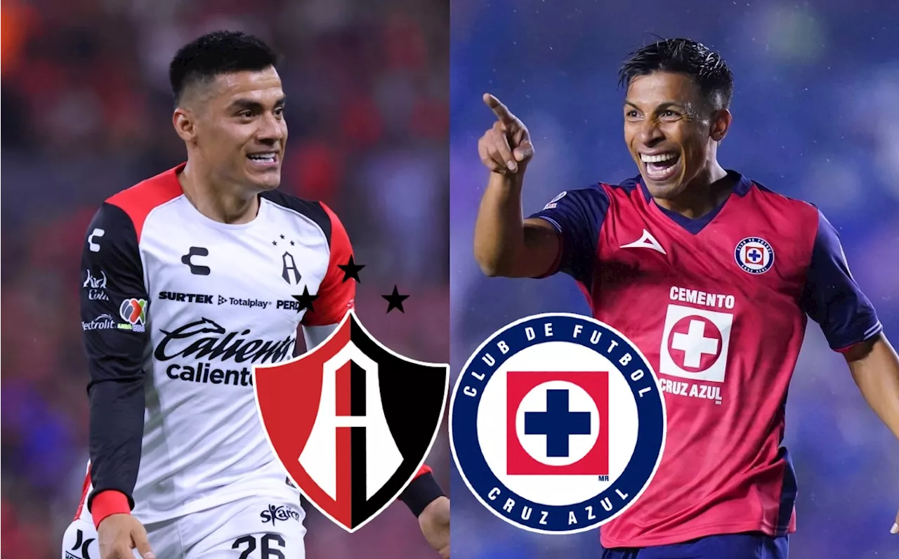 Atlas vs Cruz Azul: ¿Dónde y a qué hora VER partido HOY de la Liga MX 2024?