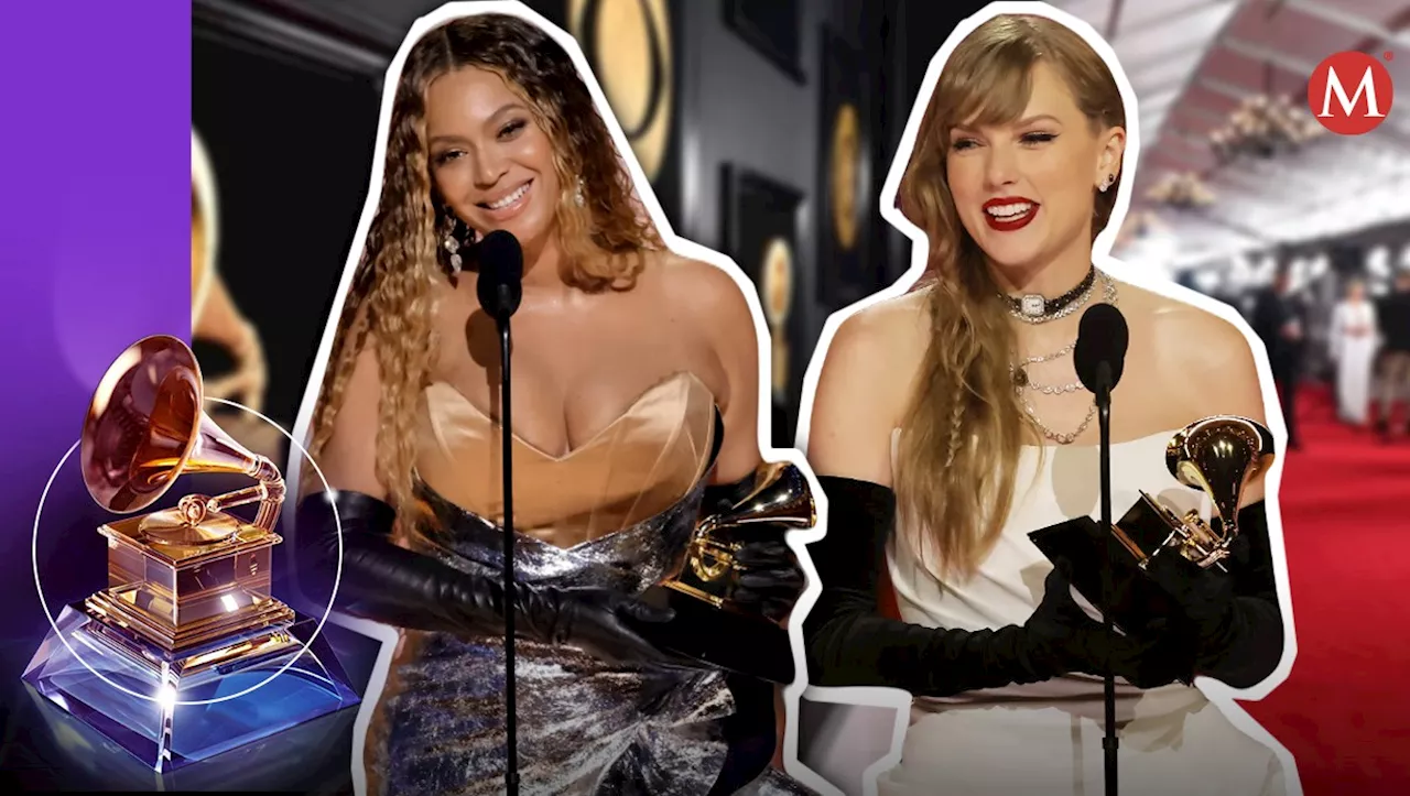 Beyoncé y Taylor Swift; a punto de romper récord en las nominaciones de los Grammys 2025