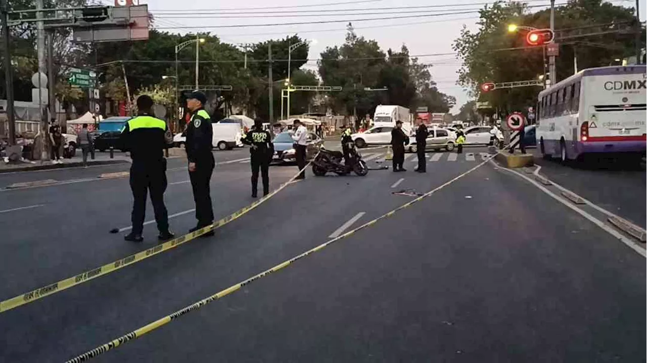 Motociclista muere atropellado en la alcaldía Cuauhtémoc; hay un detenido