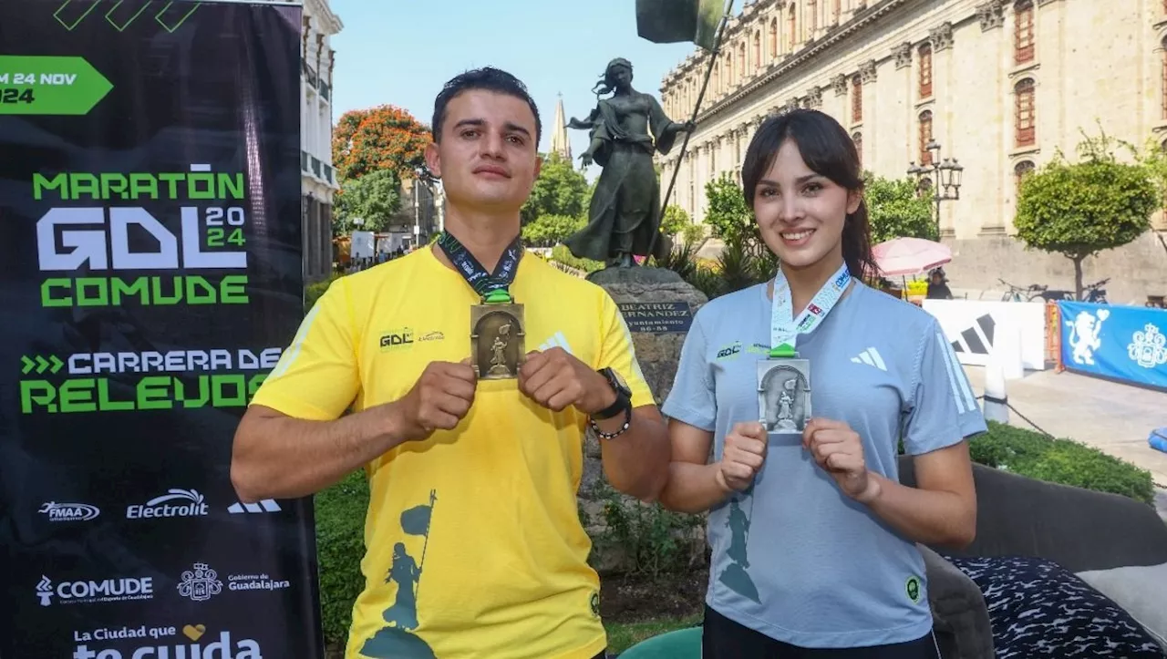 Presentan medalla y playera con esencia tapatía para el Maratón Guadalajara 2024