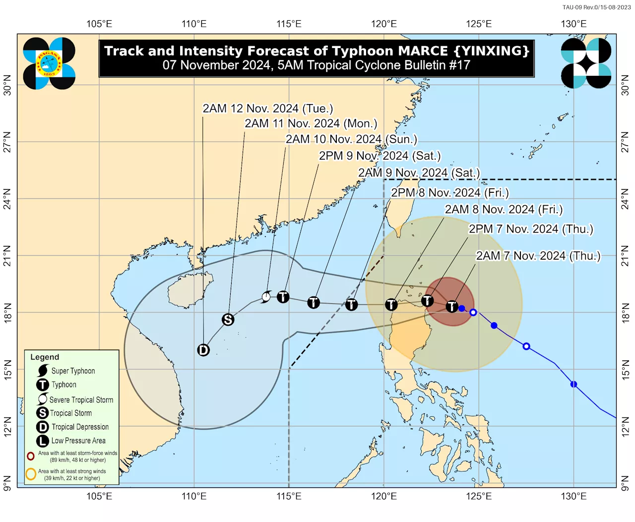 ‘Marce’ shows might, Signal No. 4 raised in parts of Cagayan
