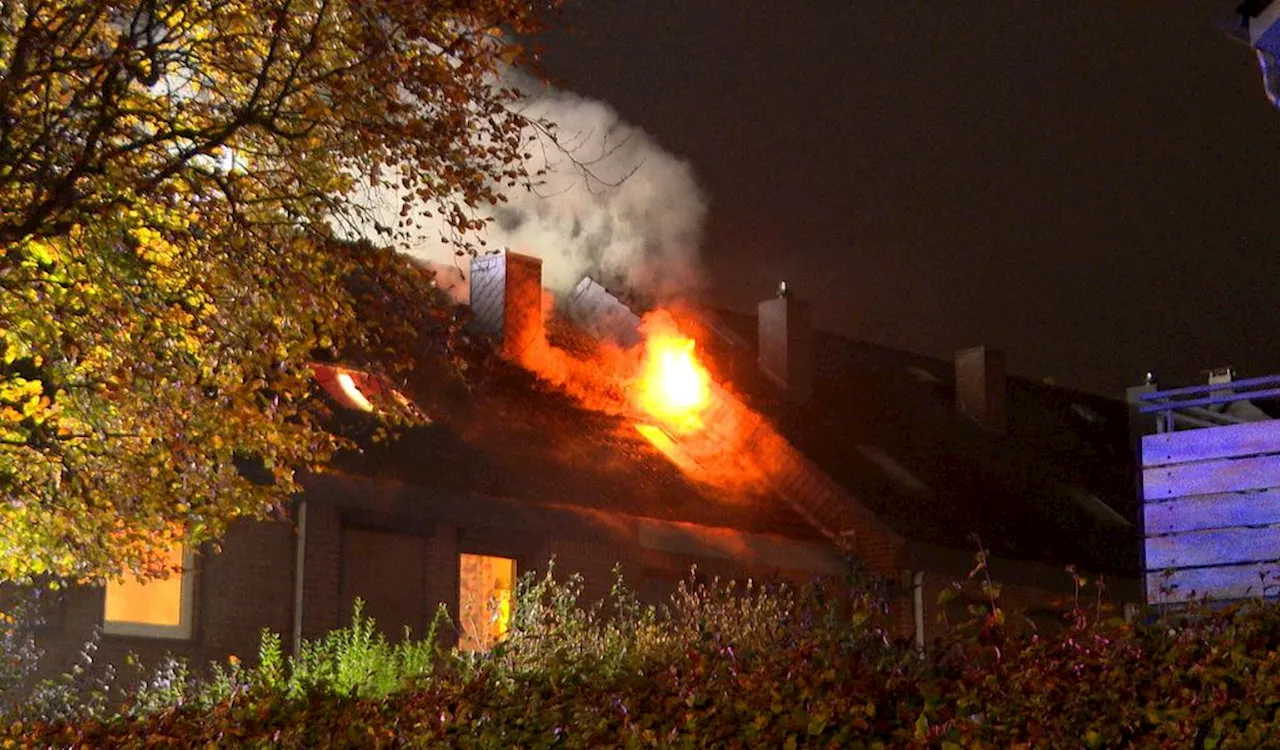 Feuerwehr rettet Igel bei Dachstuhlbrand – besondere Bauart verhindert Schlimmeres