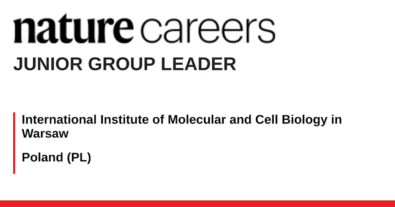 Poland (PL) job with International Institute of Molecular and Cell Biology in Warsaw