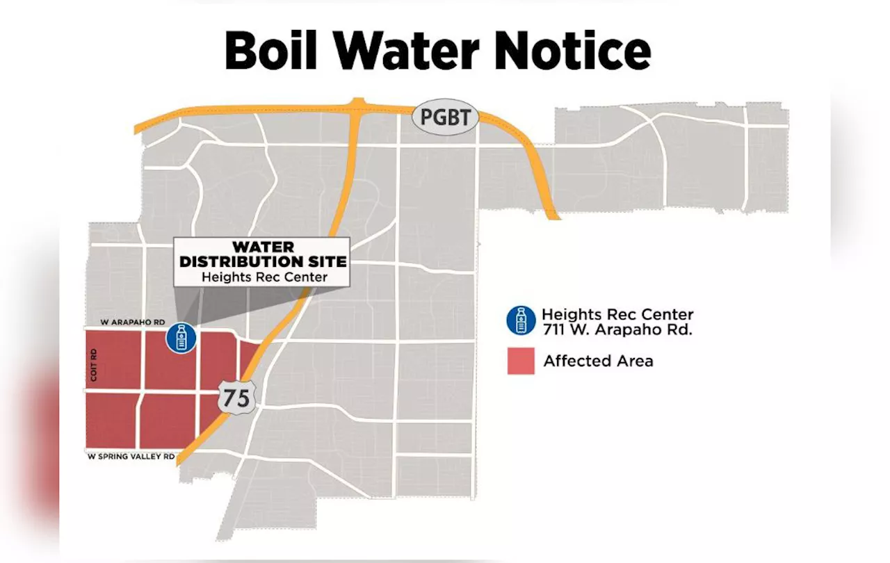 City of Richardson issues boil water notice, 5 schools closed Thursday