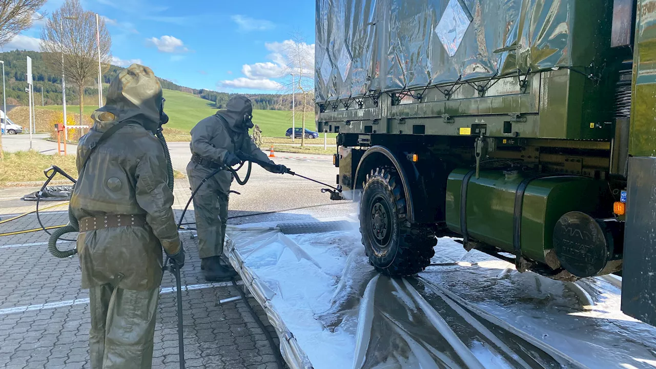 Korneuburger ABC-Soldaten helfen beim Kampf gegen das Vogelgrippevirus