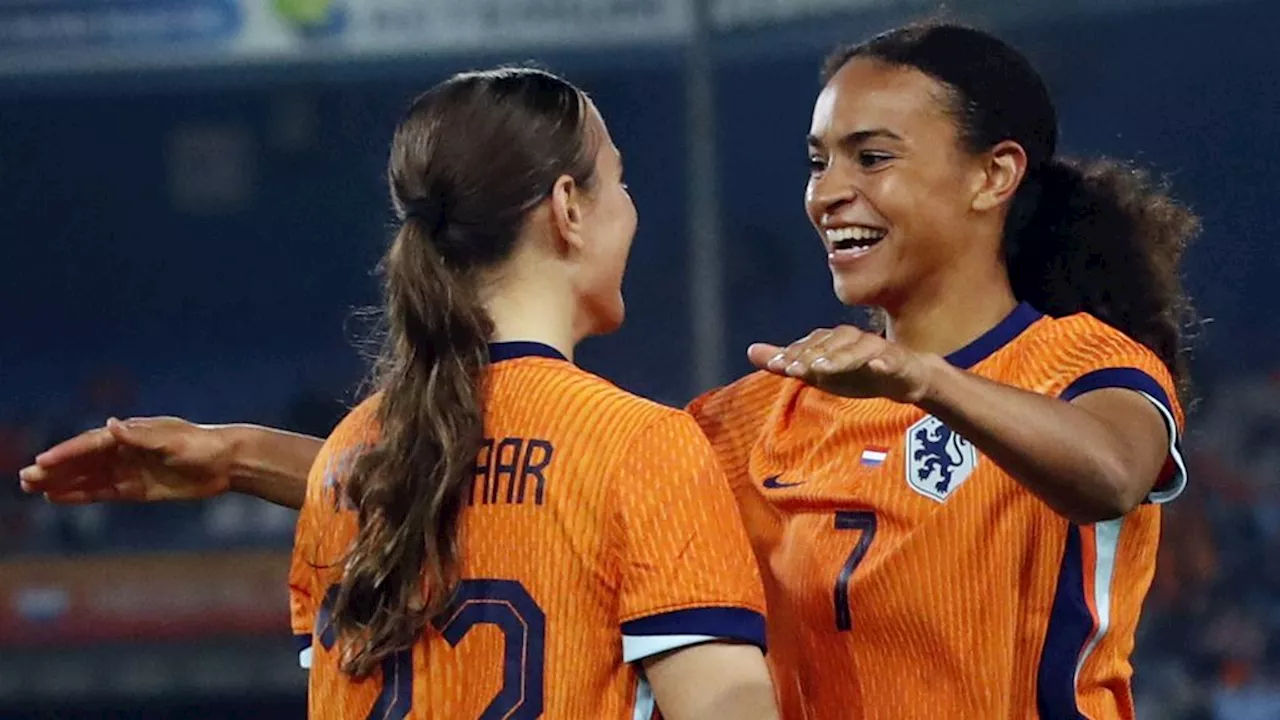 Oranjevrouwen tegen Duitsland, Oostenrijk en Schotland in Nations League