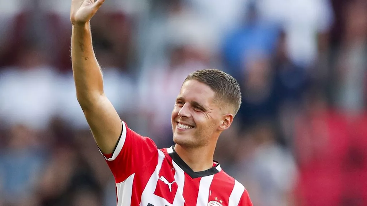 Veerman blijft langer bij PSV na zomerse transfersof: 'Ben gelukkig in Eindhoven'