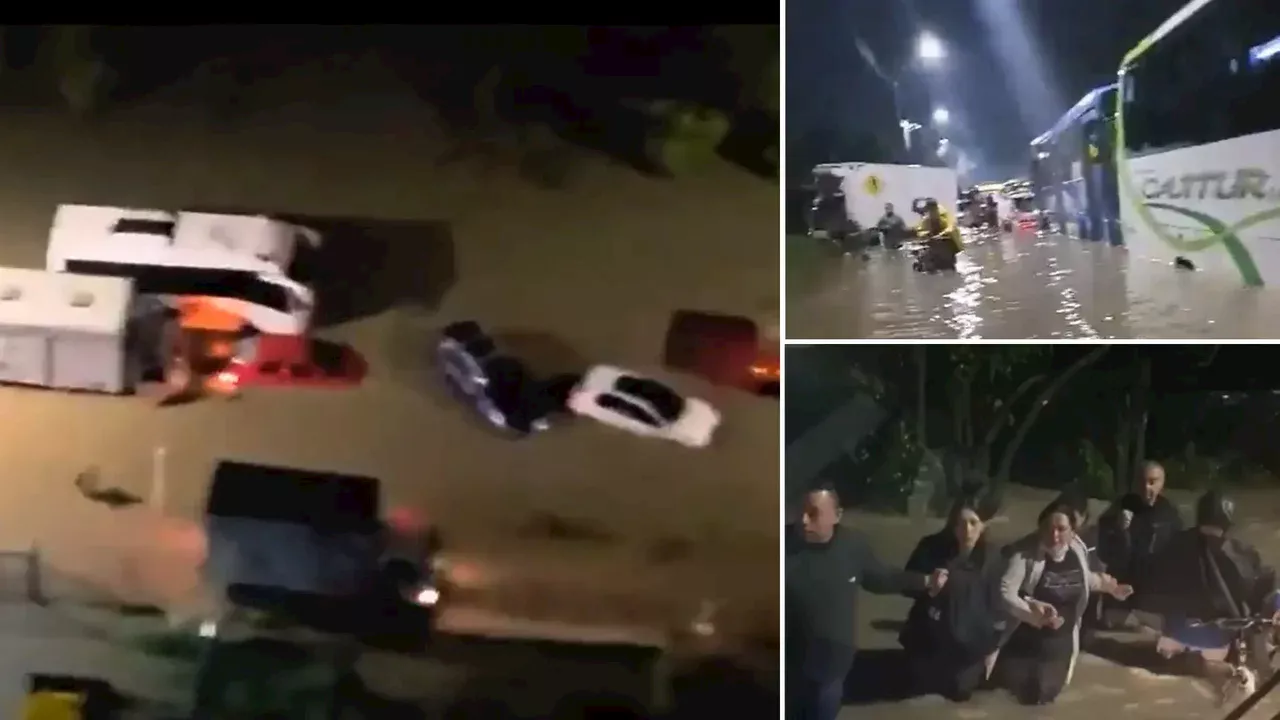 Impresionantes imágenes dejan inundaciones en el norte de Bogotá: transporte y colegios colapsados