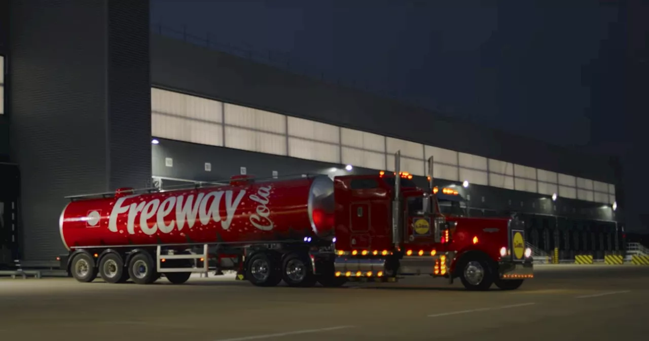 Lidl's new Freeway Cola truck to visit Nottingham this Christmas