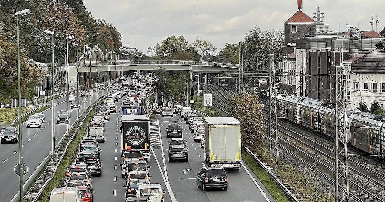 Sperrungen auf Bielefelder Stadtautobahn: Arbeiten an OWD-Lärmschutzwand