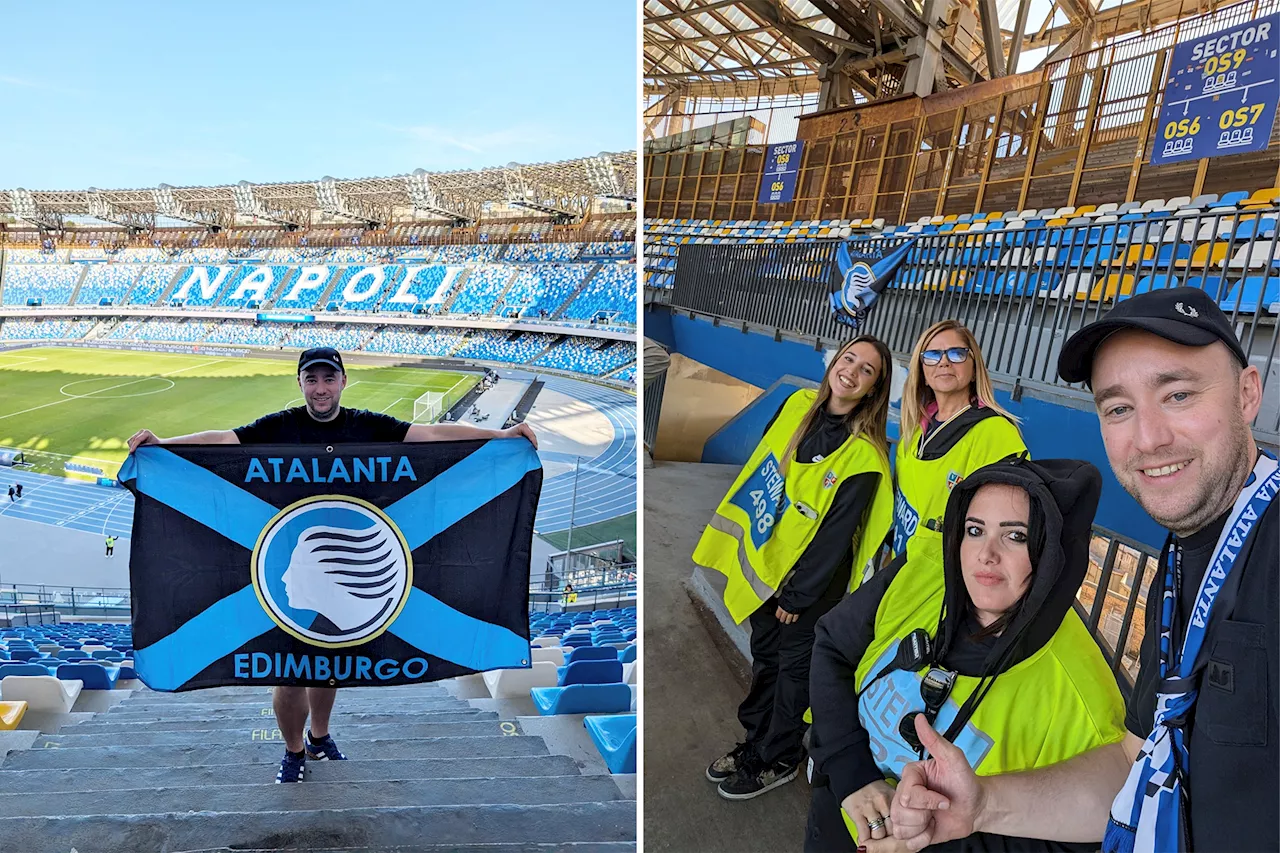 Soccer fan has whole home section of stadium to himself after police banned certain postal codes