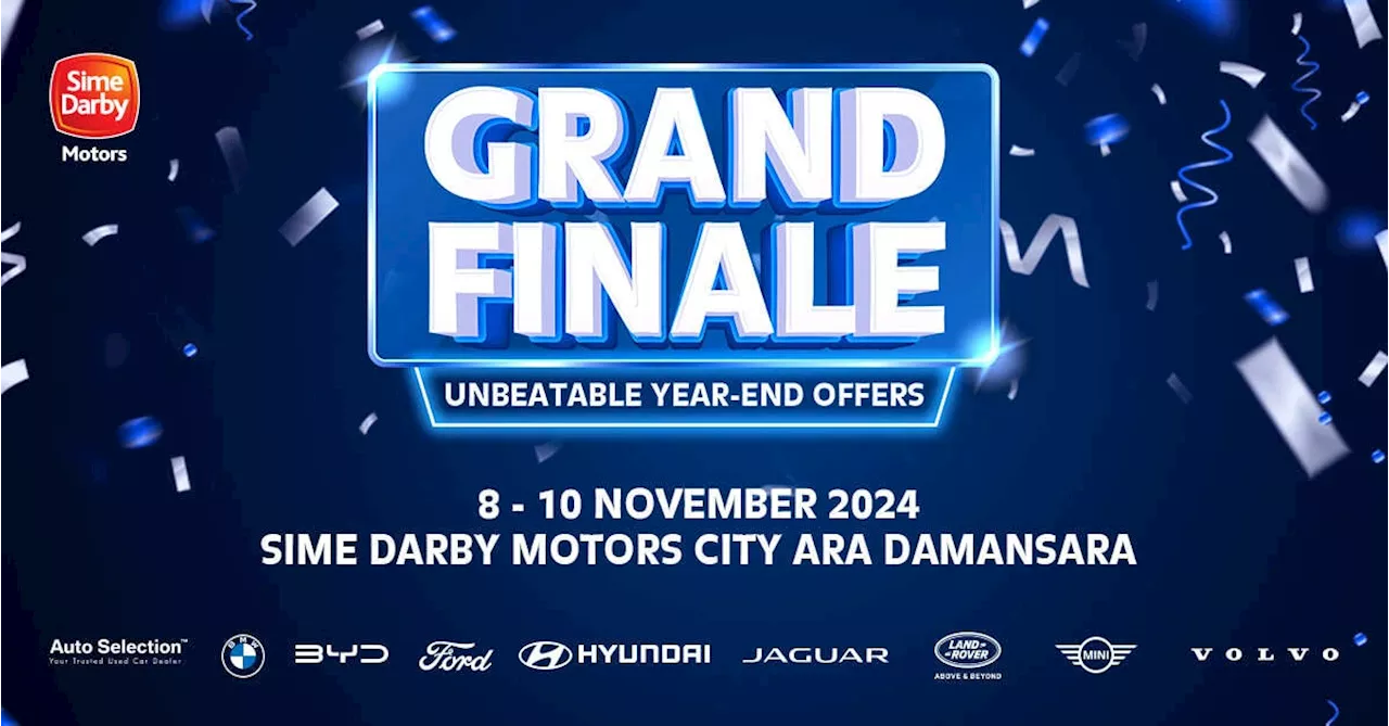 Celebrate the year-end with the Sime Darby Motors Grand Finale – enjoy unbeatable offers across brands