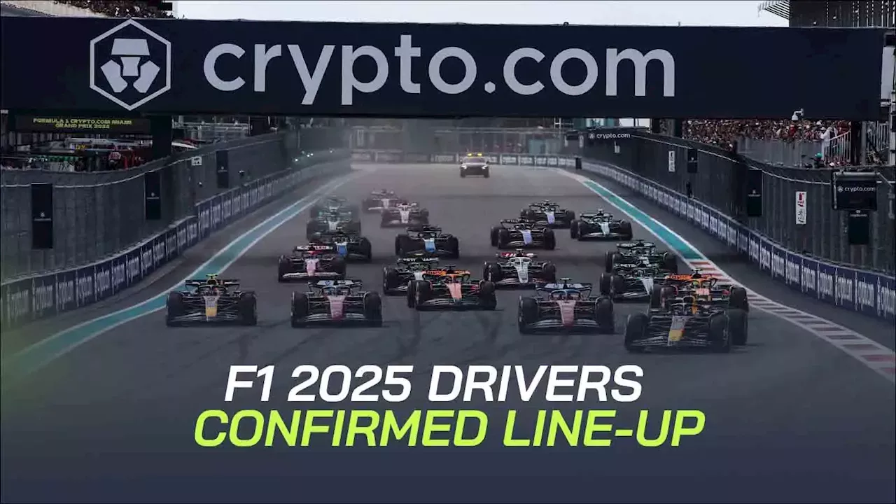 F1 2025 driver lineup Who is already confirmed for the 2025 grid