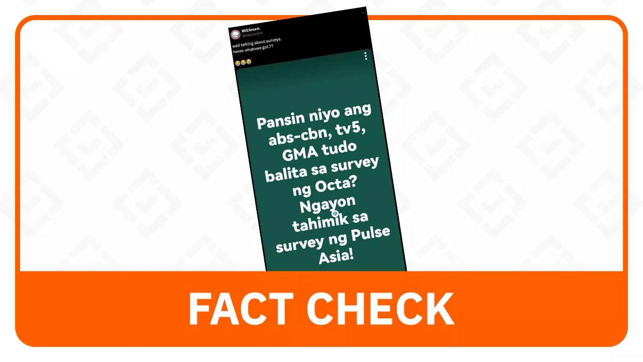 FACT CHECK: Contrary to claim, media reported Pulse Asia survey on Duterte trust ratings