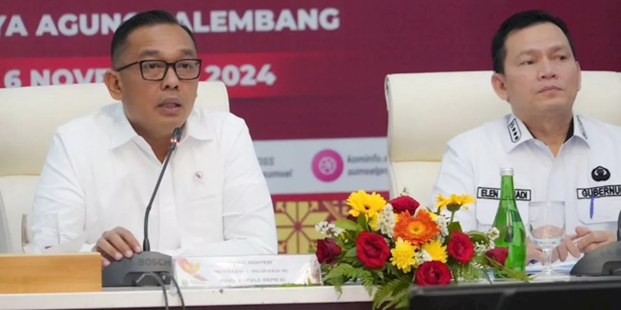 Wamen Investasi Dorong Percepatan Pembangunan New Palembang Port