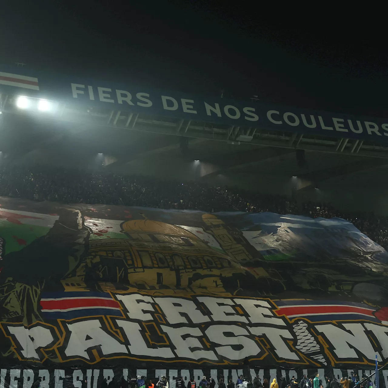 PSG : Bruno Retailleau 'demande des comptes' au club sur le tifo 'Free Palestine'