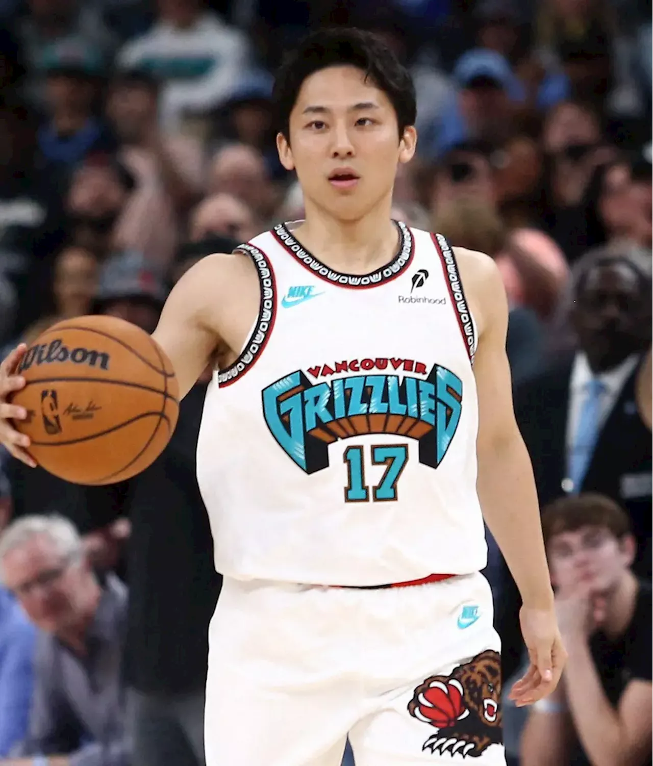 河村勇輝 フリースロー2本でNBA初得点！レブロンの息子ともマッチアップ グリズリーズ大勝