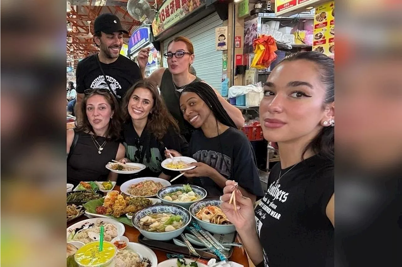 Singer Dua Lipa ups her culinary game at Singapore's food court