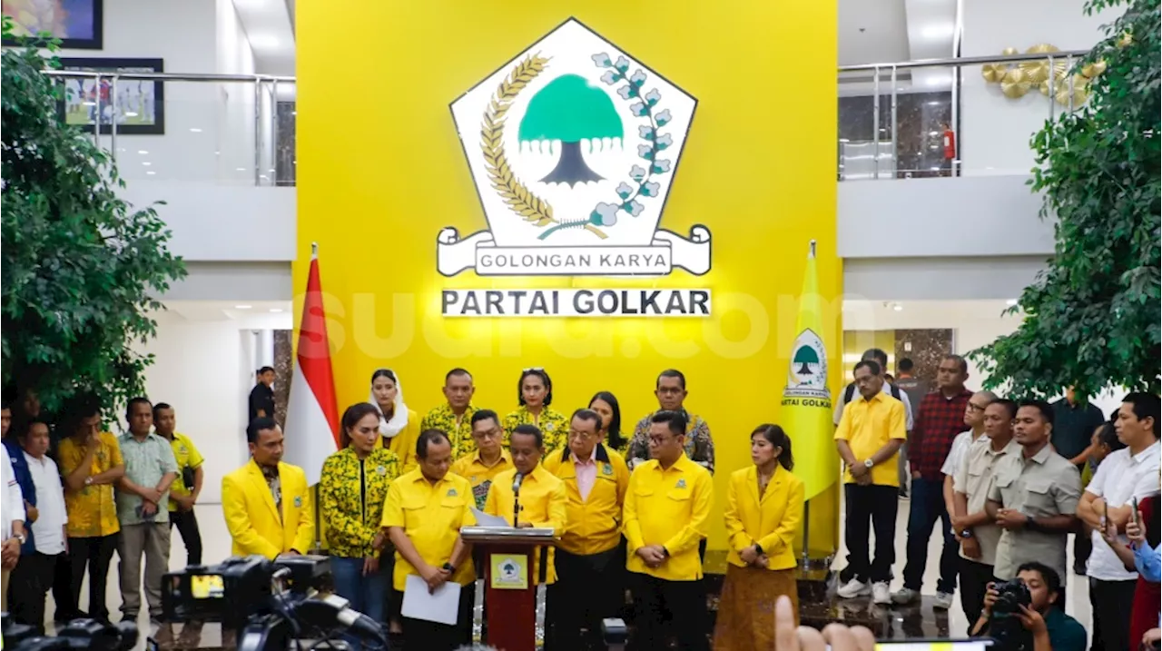 Resmi Diumumkan Bahlil, Berikut Daftar Nama Pengurus Partai Golkar Periode 2024-2029