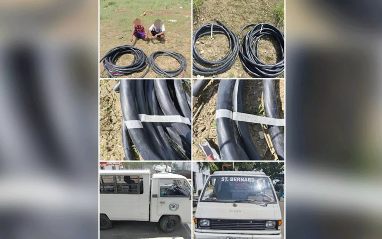 2 funeral home workers nabbed for stealing cable wires in Barangay Mambaling