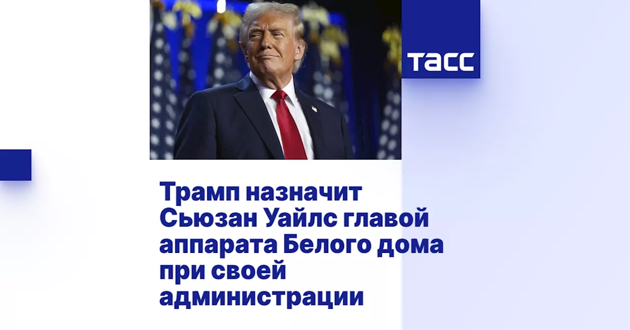 Трамп назначит Сьюзан Уайлс главой аппарата Белого дома при своей администрации