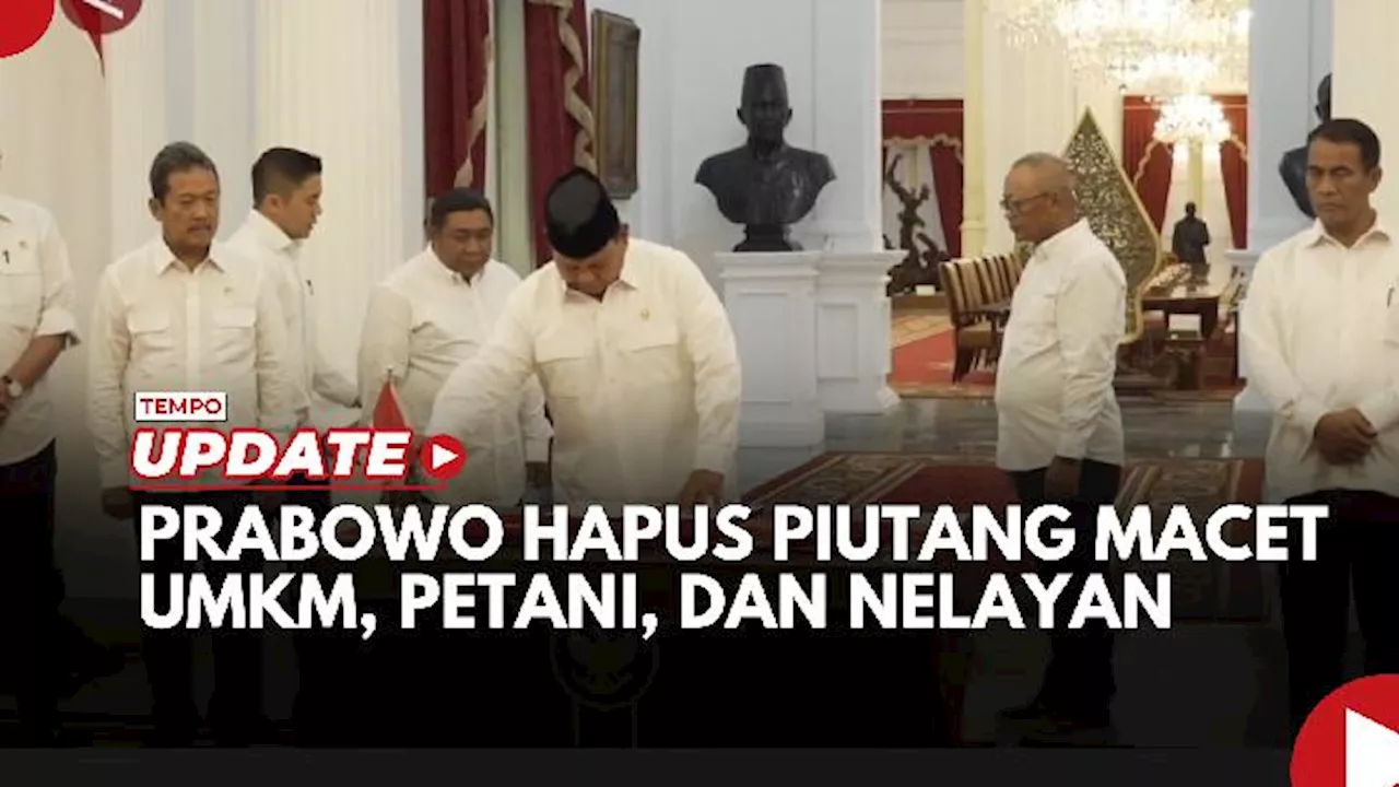 Prabowo Terbitkan Pemutihan Utang Nelayan, Penasihat BFW: Ini Angin Segar