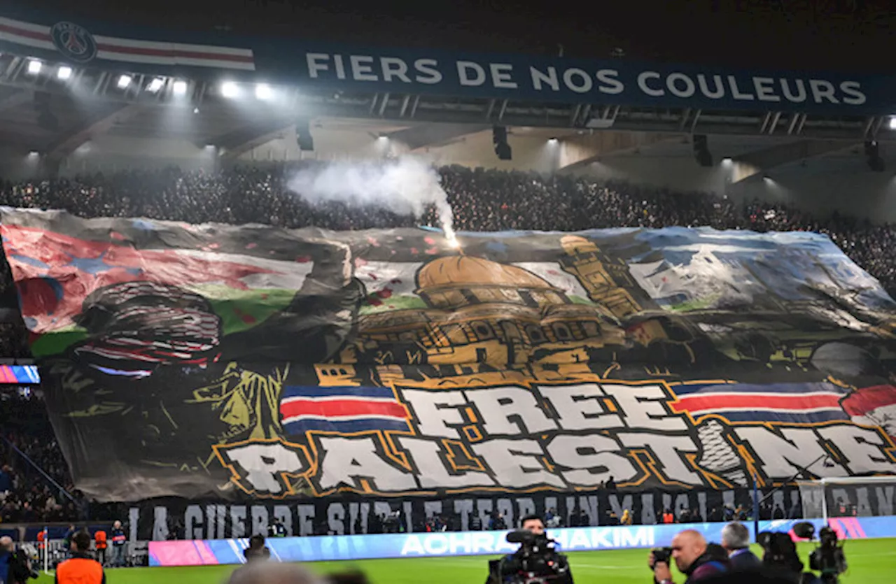 PSG's 'Free Palestine' banner has no place in football, claims French minister