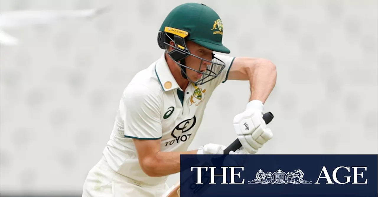 McSweeney mistake leads to late twist in battle for Australia’s last Test spot