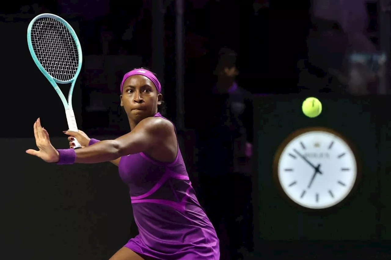 Gauff downs Swiatek at WTA Finals