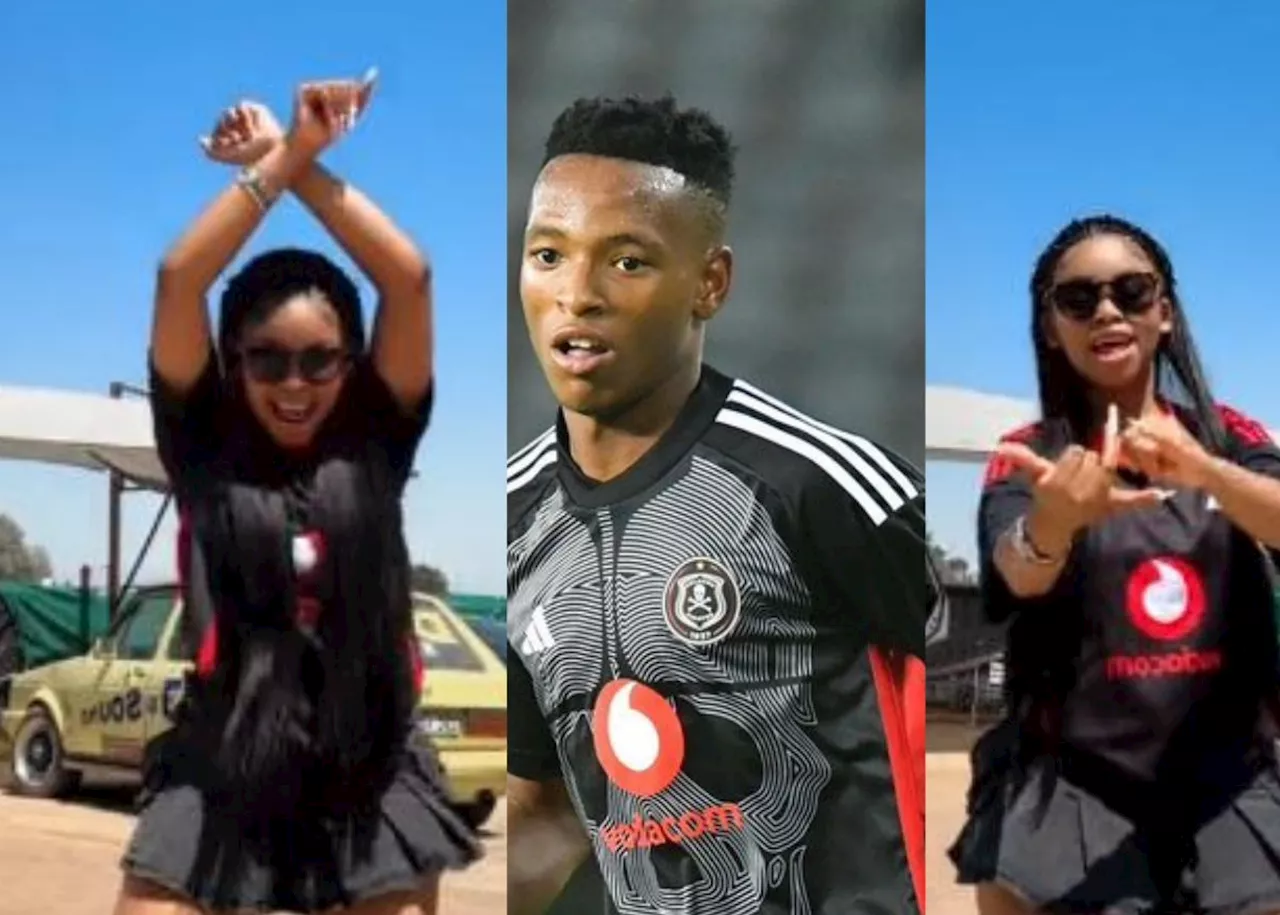 Pirates’ fans respond to Relebohile Mofokeng and ‘Skeem Saam’ star’s video