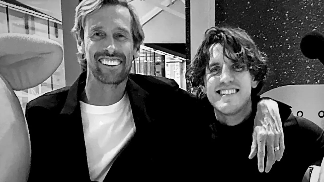 Abbey Clancy shares rare snap of her brother and he’s almost as tall as hubby Peter Crouch...