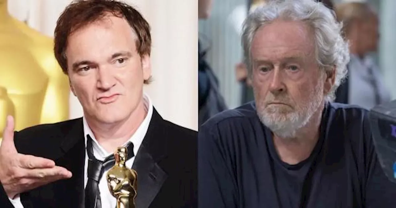 ¡No le cree nada! Ridley Scott, director de 'Alien', reacciona a las intenciones de retiro de Quenton Tarantino