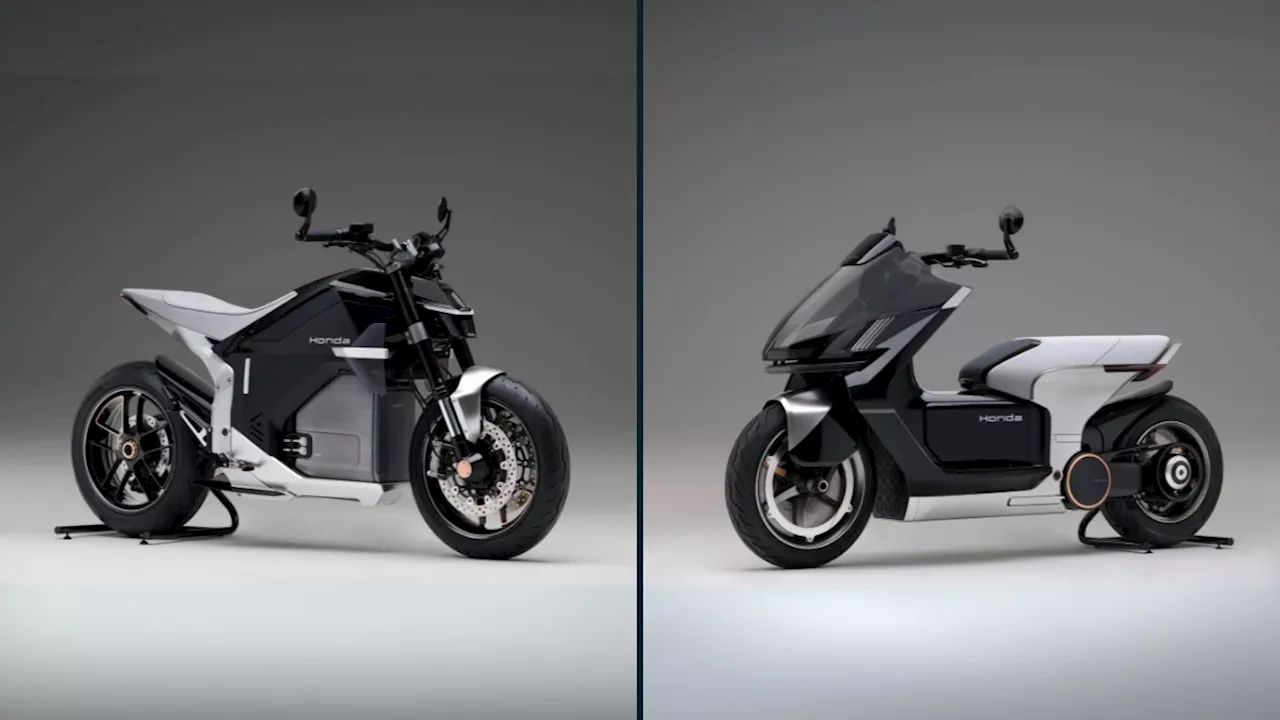 EICMA 2024: Honda’s future electric two-wheelers include a naked sports bike and a city scooter