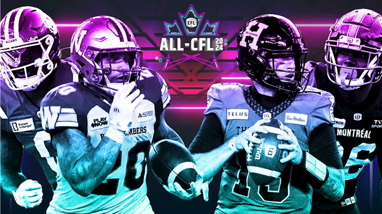 Mitchell, Oliveira headline 2024 All-CFL team