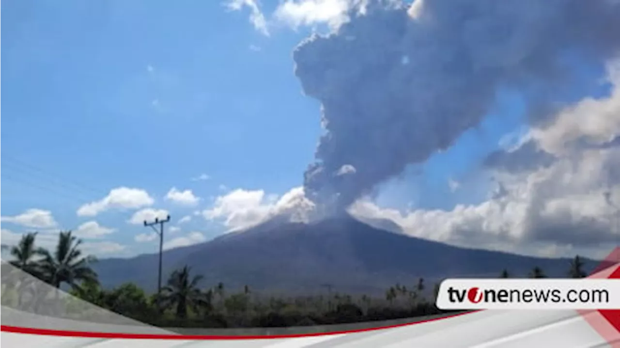 Gunung Lewotobi Laki-Laki Kembali Erupsi Hari Ini