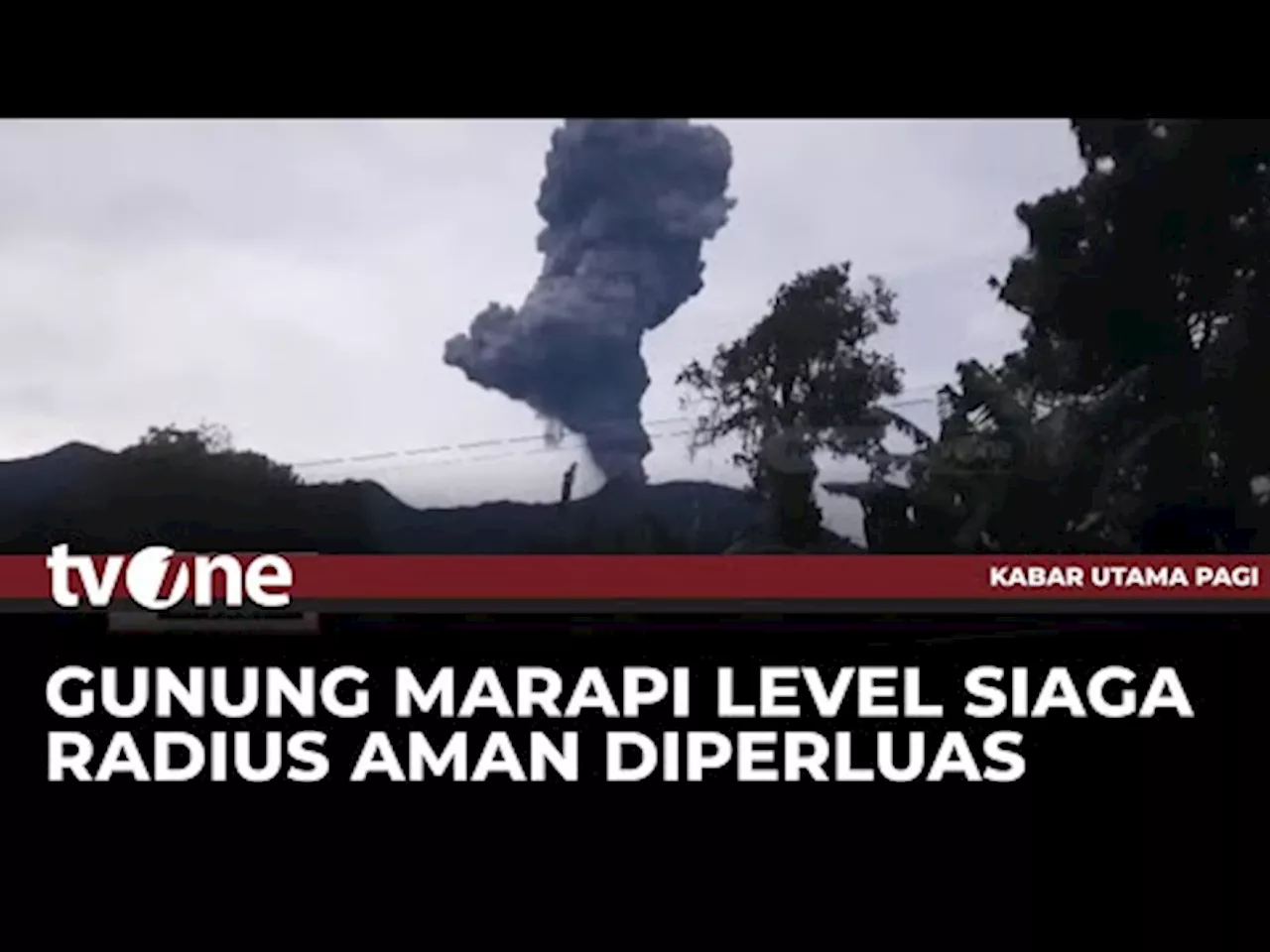 Gunung Marapi Sumbar Naik Status ke Level Siaga