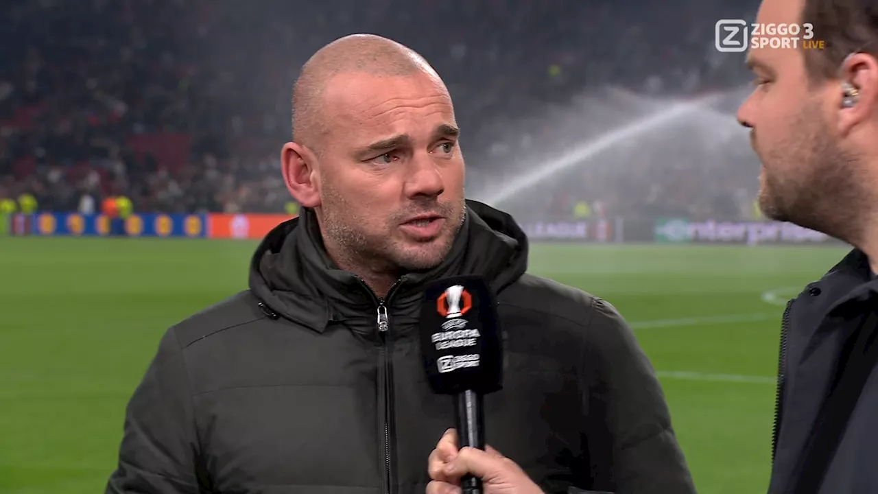 Wesley Sneijder weet het zeker: 'Dit is zijn beste eerste helft ooit voor Ajax'