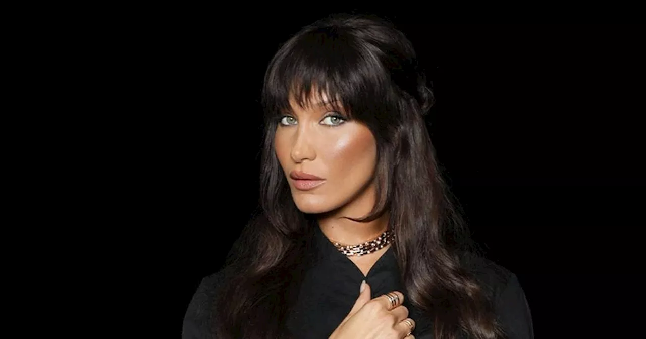 Bella Hadid Mixes Messy Jane Birkin Bangs With Regal 2000s Vintage