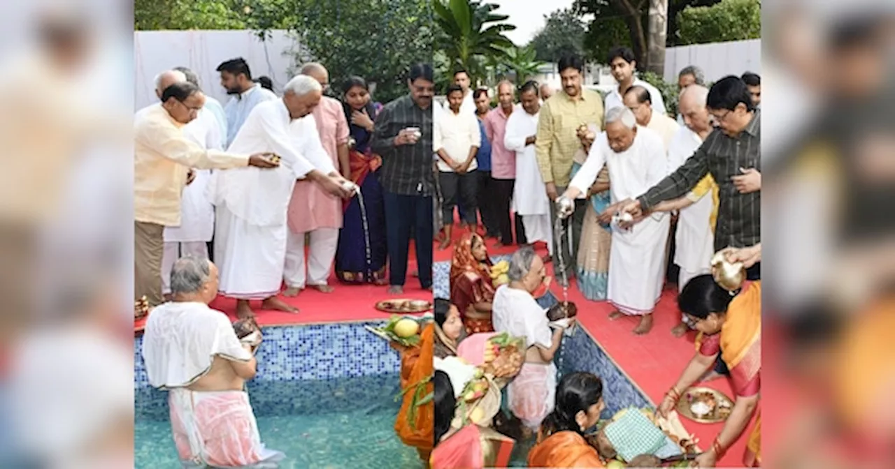 Chhath Puja 2024: बिहार में महापर्व छठ की धूम, मुख्यमंत्री नीतीश कुमार ने भगवान भास्कर को दिया अर्घ्य, घाटों पर उमड़ी भीड़