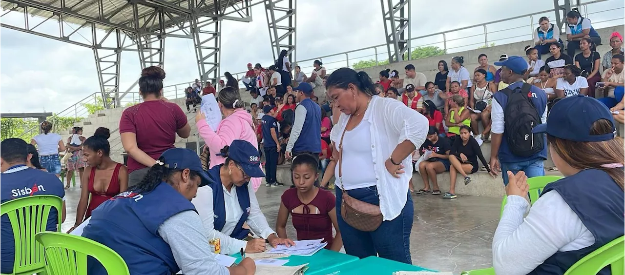 Adelantan jornadas de sisbenización en los barrios de Barranquilla