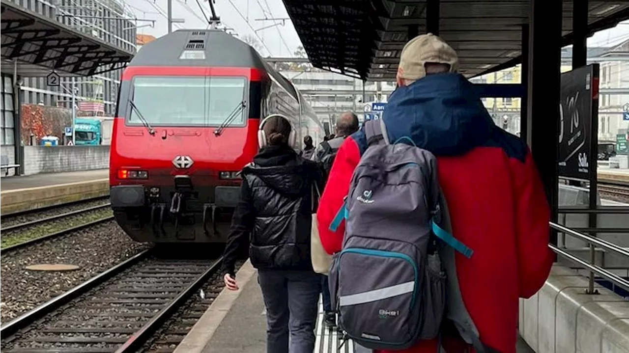 «Leider zu spät gebremst»: Zug verpasst beinahe den Bahnhof Aarau