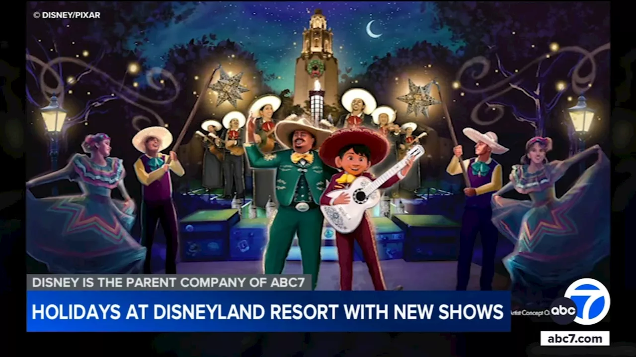 Disneyland Resort's holiday entertainment includes new musical performances, returning classics