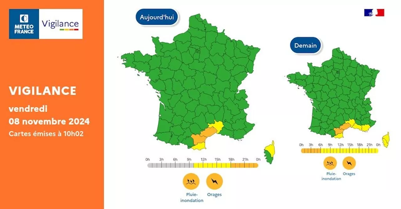 Météo : le département de l'Hérault placé en vigilance orange pluies-inondations