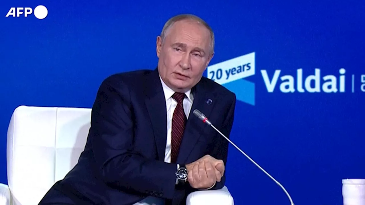 Sochi, Putin parlando di Trump lo definisce un 'uomo coraggioso'